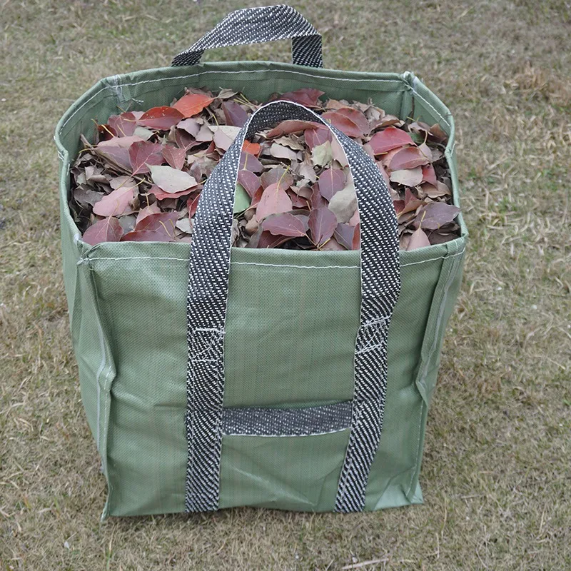 Садовые мешки с листьями для газонов мусорные двора контейнер очистки брезента
