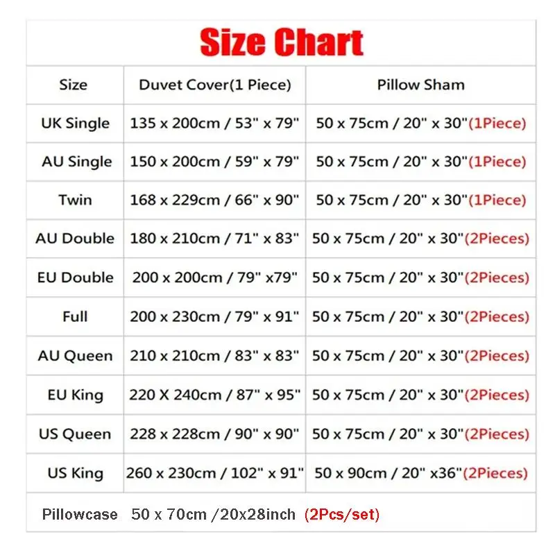 

Luxury Twin FUll Queen King Size Soft Duvet Cover Polyester Cotton Quilt Cover Pillowcase bedding set