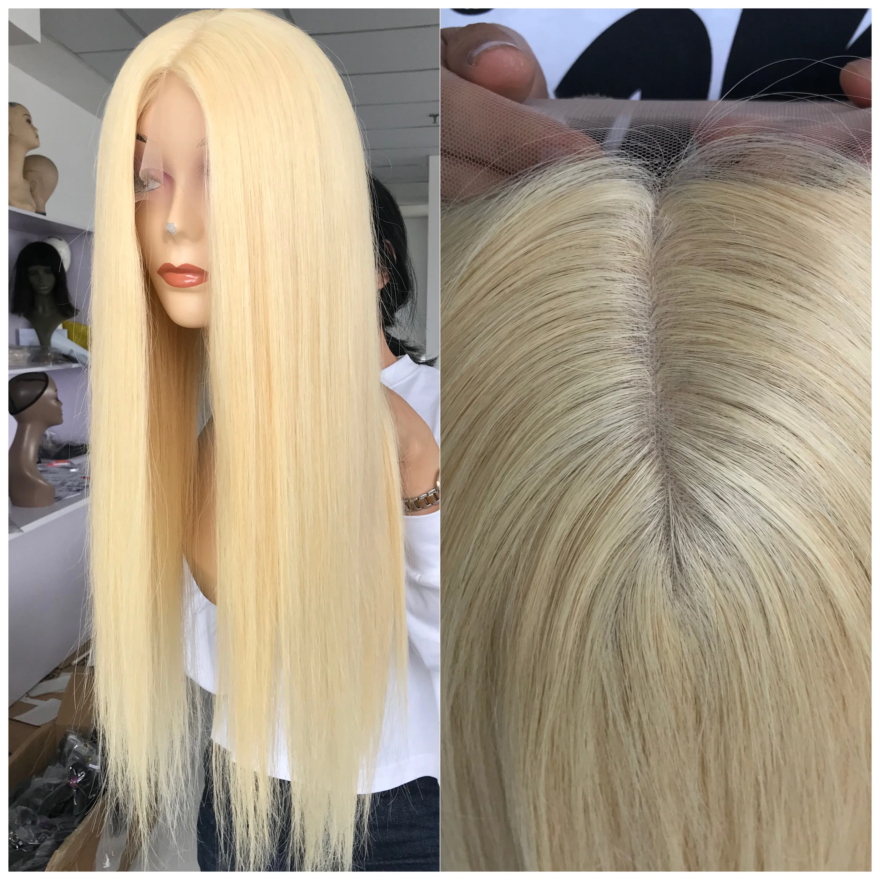 Fabwigs светлые фронтальные парики искусственные волосы для головы из человеческих