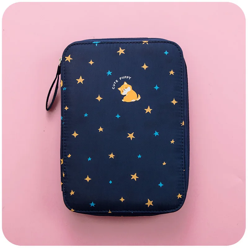 Вместительный школьный чехол для карандашей холщовый ручек мальчиков и