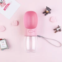 portable pet dog water bottle feeding small big dog travel puppy cat drinking bowl outdoor travel pet drinking fountain feeder