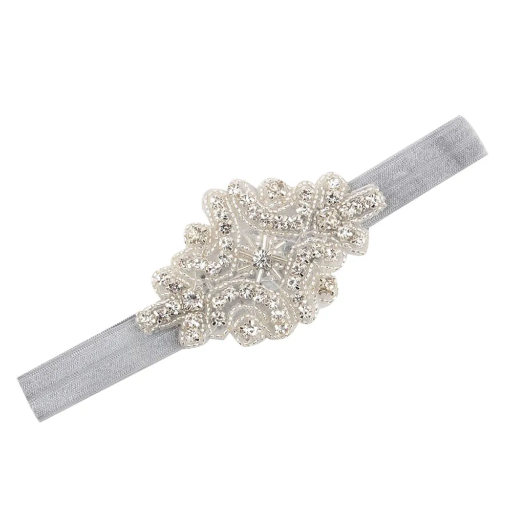 Детская повязка на голову стразы Детские аксессуары для волос девочек лента