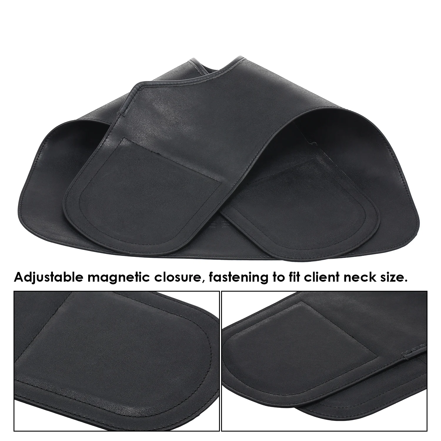 Salon PU Waterproof Hair Cutting Collar Cape Non-Slip Neck Wrap for Haircut Dye Barber Styling Tool | Красота и здоровье
