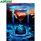 AZQSD 5d алмазная Картина Новое поступление песочные часы алмазное Искусство Пейзаж ночной город Вышивка крестом мозаика домашний декор