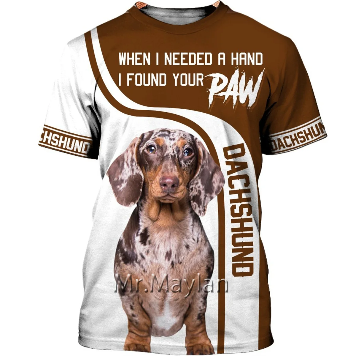 

Летняя спортивная футболка с 3D-принтом таксы унисекс, с коротким рукавом, модная уличная одежда, большие размеры 5XL, аниме одежда для спортза...