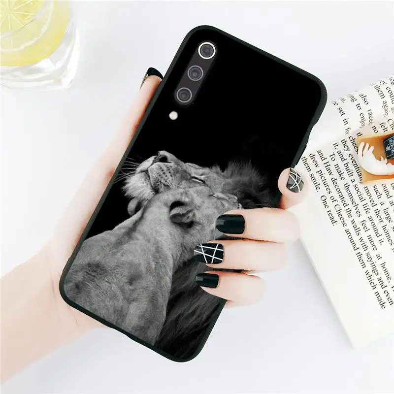 

Lion cool king of the forest animal Phone Cases For Xiaomi Redmi note 7 8 9 t k30 max3 9 s 10 pro lite Luxury brand shell