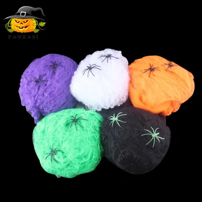 Новинка Хэллоуин ужасный большой черный пушистый поддельный паук летучая мышь