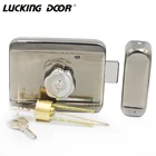 Бесшумный безопасный Электрический замок 12 В, одноголовый замок, Интеллектуальный тихий электронный замок для системы контроля доступа