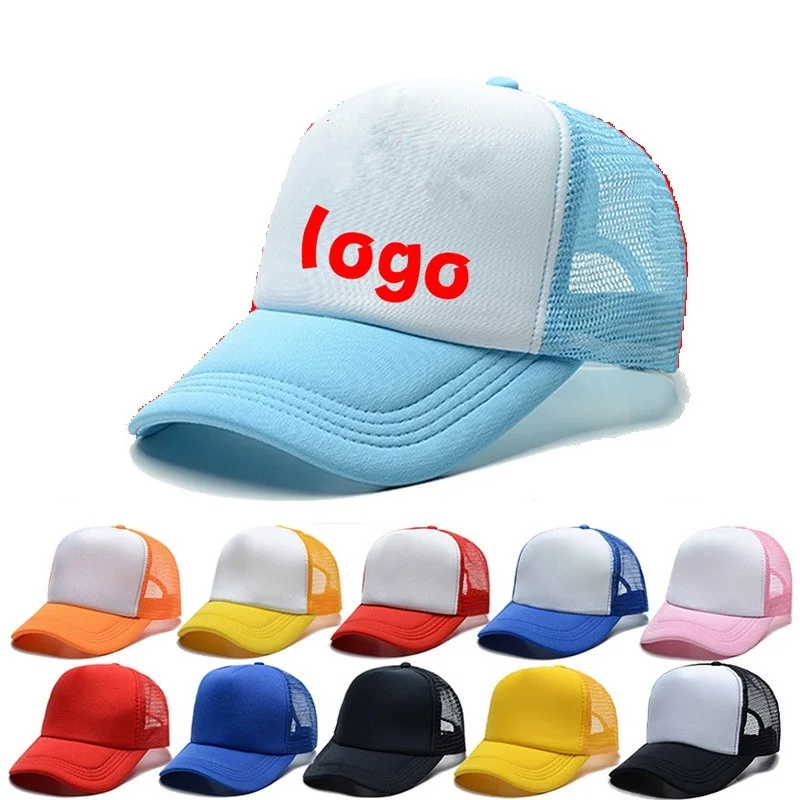 

Unisex Custom Logo Print Baseball Cap New Men Casual Trucker Caps Women DIY LOGO Snapback Hats Adult Outdoor Adjustable Hat