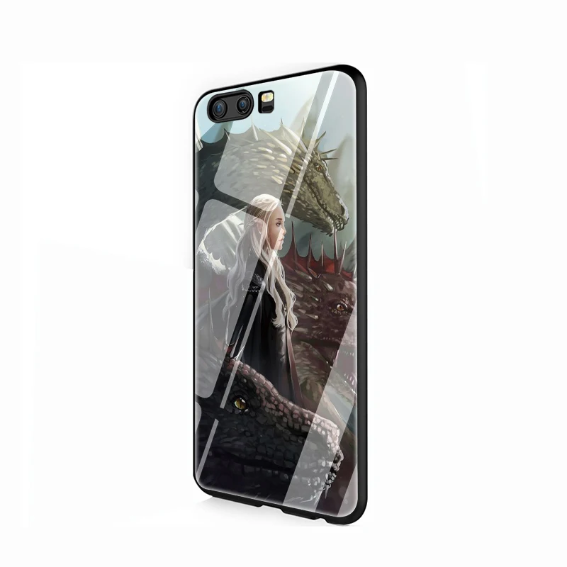 EWAU «Игры престолов» Dracarys телефон из закаленного стекла чехол для Huawei P10 P20 P30 mate 20 Lite pro P Smart Y6 Y9 Honor 8X9 10 - Цвет: G12