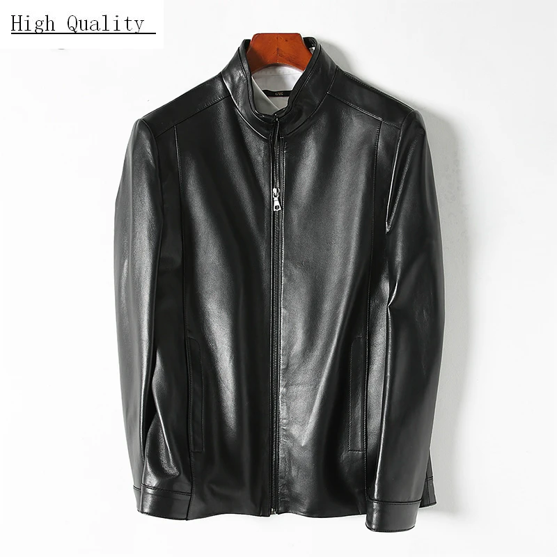 

Genuine Leather Jacket Men Luxury Coat Men Real Sheepskin Spring Outwear Casual Autumn Clothes Erkek Deri Ceket LWL1478