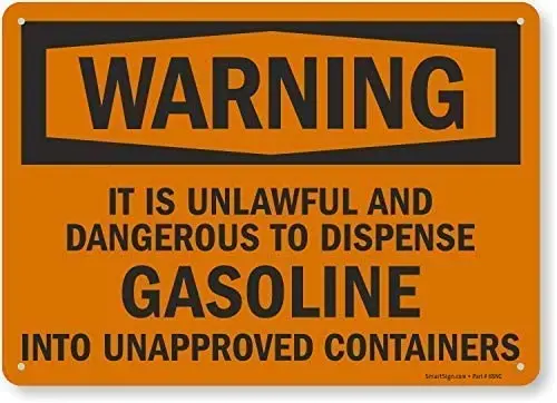 

Масляный знак NA Tie Guanyin предупреждает, что он является противозаконным и опасным для диспенсегазолина, неодобренные защитные знаки для конт...