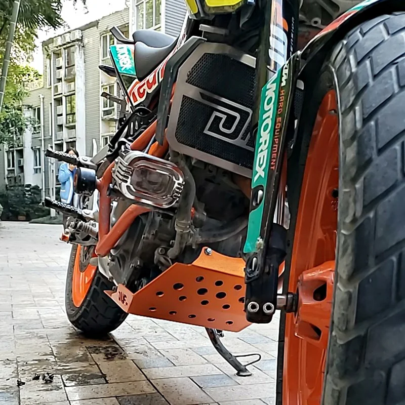 

Motorcycle Accessories For DUKE 390 13-19 Skid Plate Engine Guard Chassis Protection Cover Skid Plate Engine Guard For DUKE