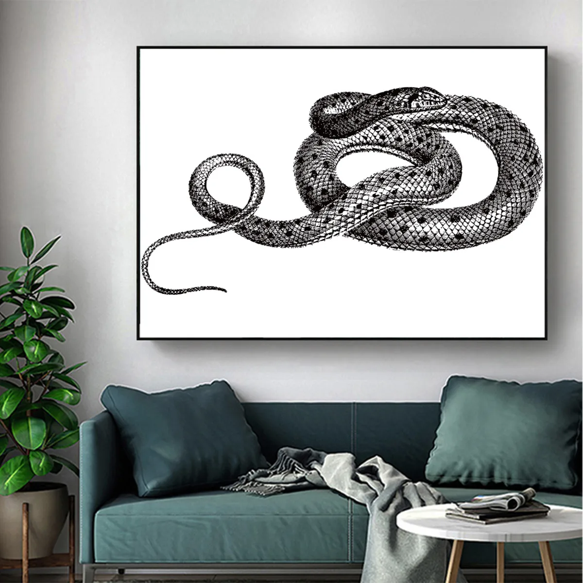 Карандаш серия змеи картина маслом постер холст печать живопись настенное