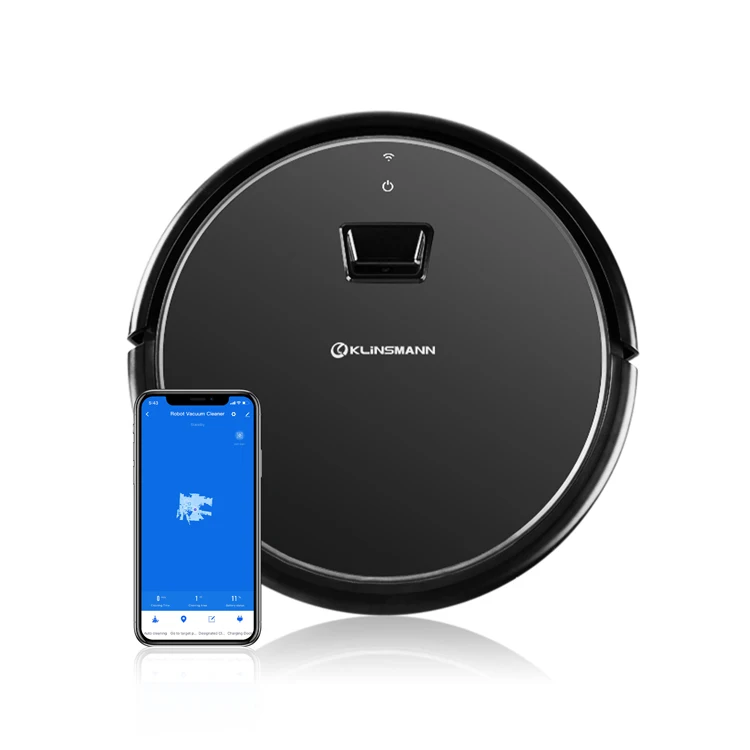 

WIFI connection APP cellphone Control Double Roller Brush Alexa voice and google assistant control robot Vacuum Cleaner