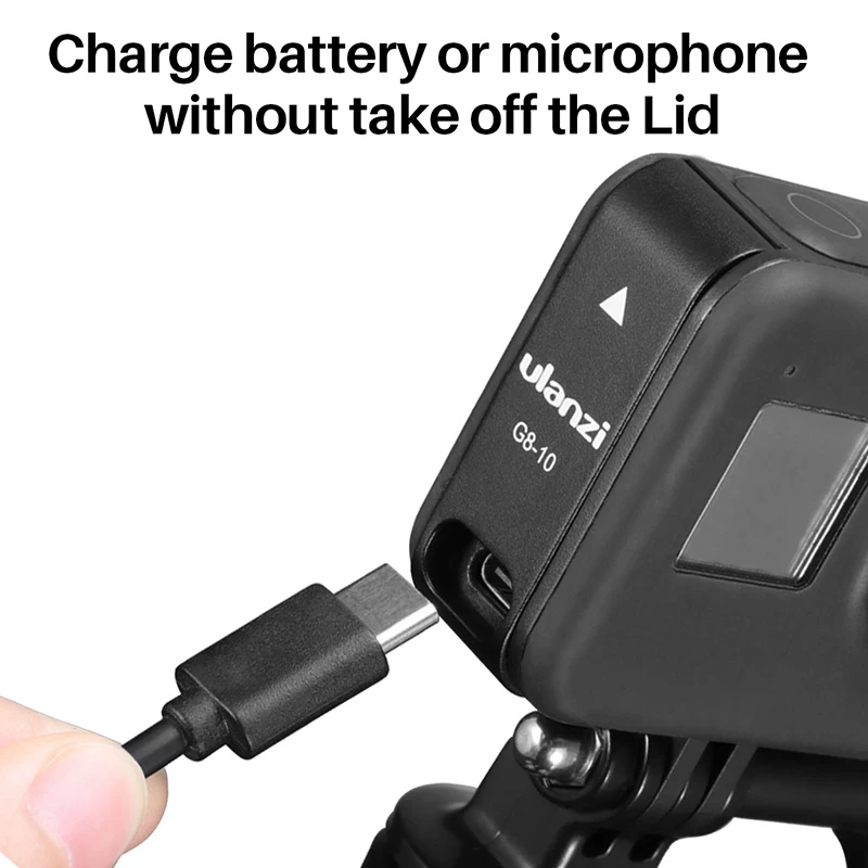 Ulanzi GP-10 Plastic Gopro 8 Battery Cover Type-C Charging Port Vlog Accessories | Электроника
