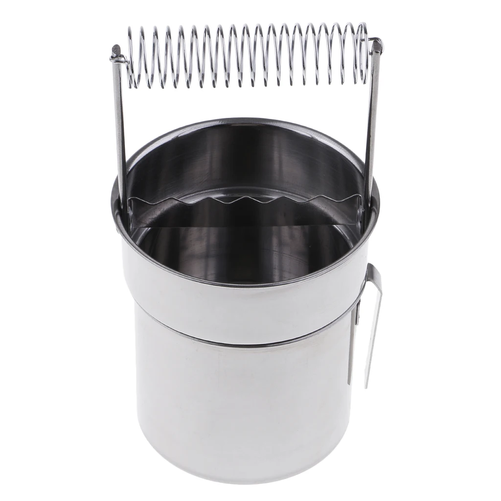 

Stainless Steel Paint Brush Washer Cleaner With Screen & Brush Holder Sprial