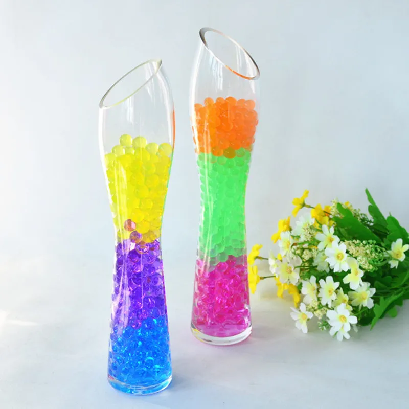 500/1000 шт. цветные хрустальные гидрогелевые полимерные шарики для почвы водяные