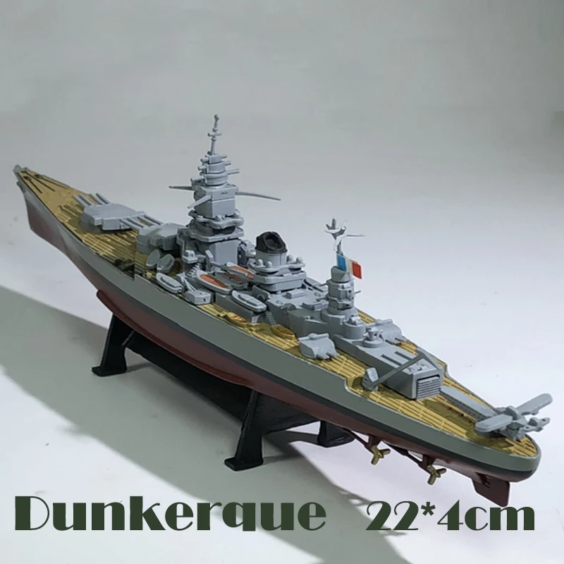 Battleship World 1:1000 Battle Cruiser Dunkirk of The French Navy коллекция литых пластиковых моделей для