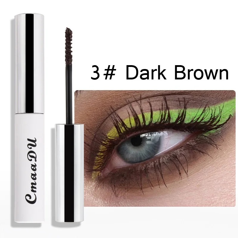 12 цветов тушь для ресниц водостойкая быстросохнущая завивка удлинение макияж
