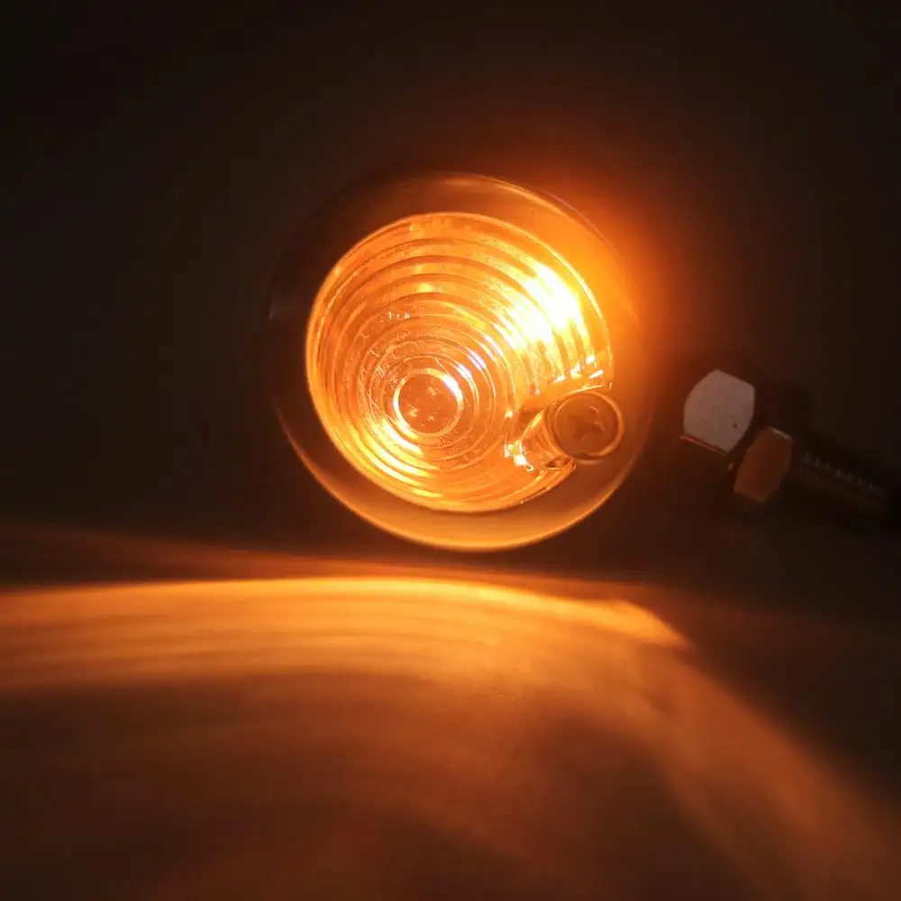 Универсальная мотоциклетная Поворотная сигнальная пуля Хромированная