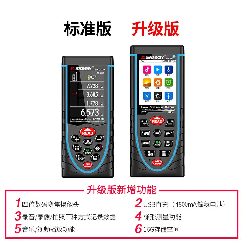 

Outdoor laser range finder infrared measuring instrument high precision handheld laser meter ruler electronic ruler