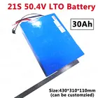 GTK LTO 50,4 V 30Ah аккумулятор из лития и титана пакет 20000 цикл с 21S BMS для 48v 50v электрическая доска для серфинга скутер + 5A зарядное устройство