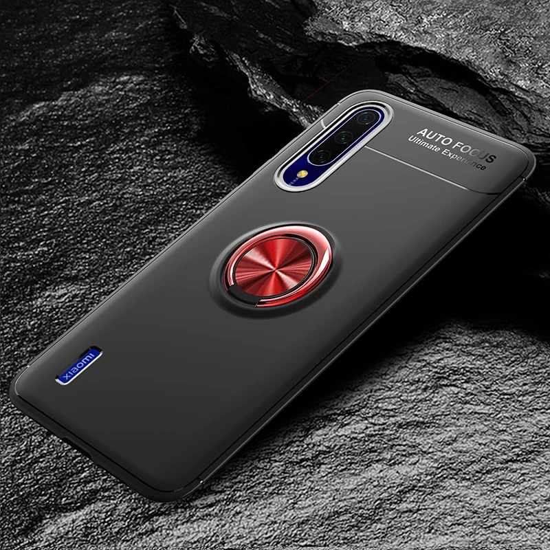MAKAVO для Xiaomi Mi A3 чехол с кольцом-держателем Мягкий силиконовый матовый чехол-накладка для Xiaomi Mi A3 чехол для телефона s