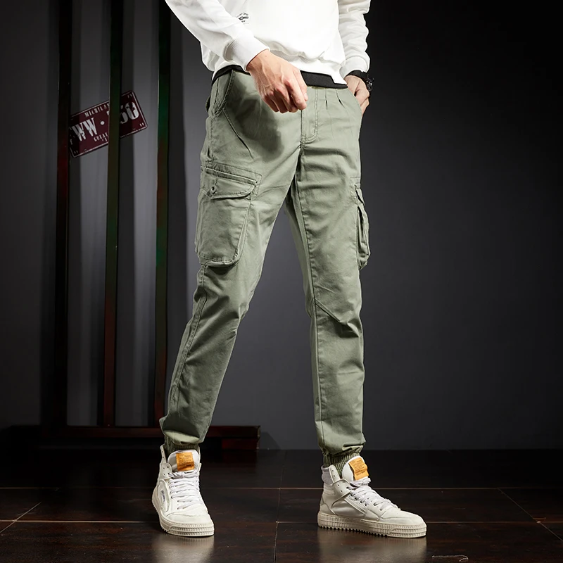

2020 Mens Military Camouflage Cargo Pants Multi-pockets Men Cotton Casual Overalls Army Outdoor Tactical Trousers High Quality
