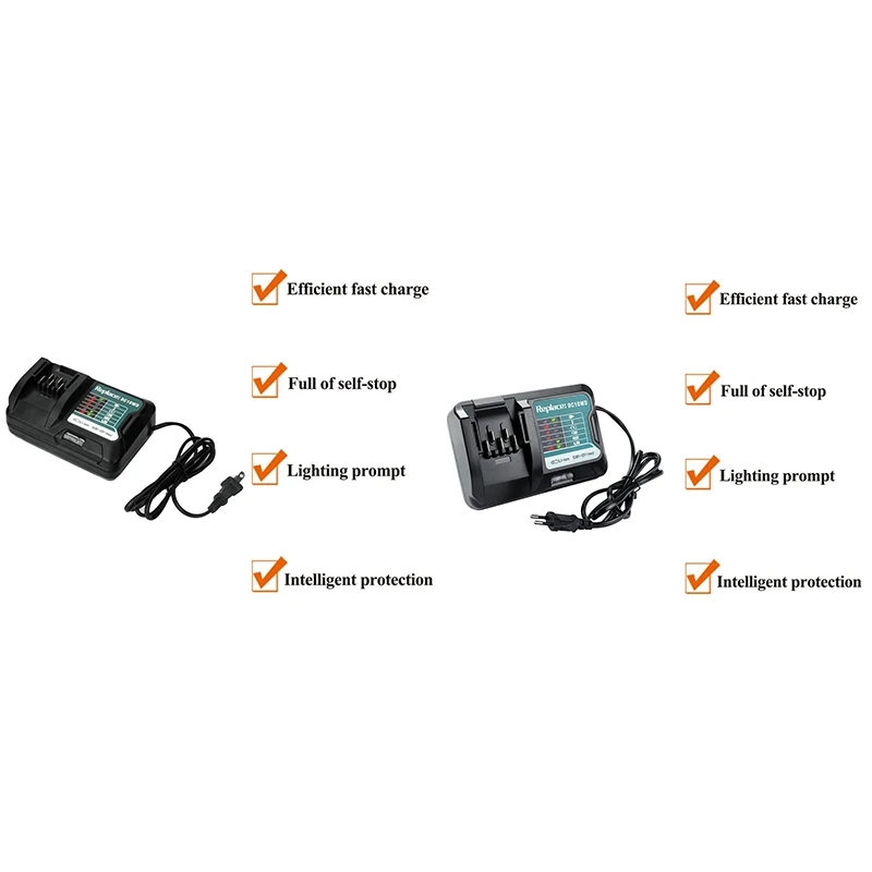 DC10WD литий Батарея Зарядное устройство для MAKITA 10 8 V 12V BL1015 BL1016 BL1021B BL1041B FD05 DT03 RJ03Z SH02Z