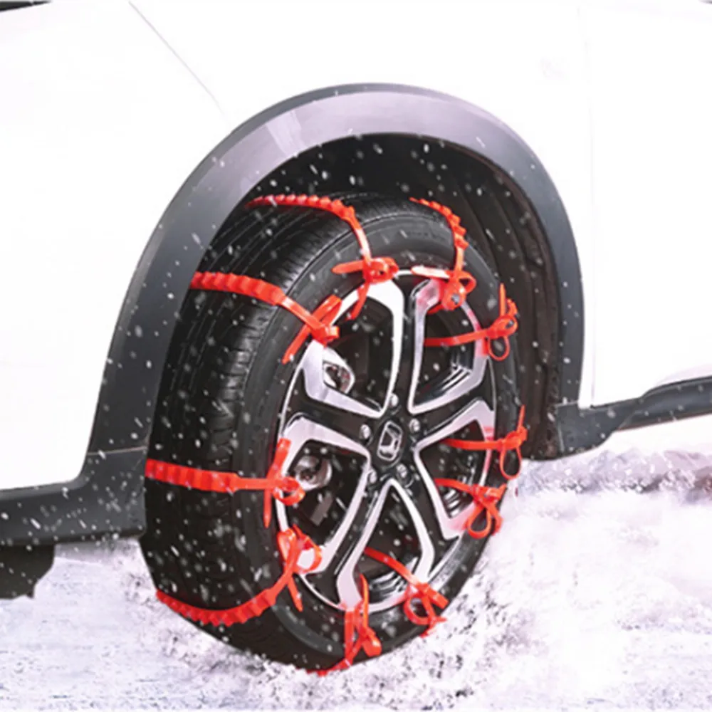 

1PC Car Styling Winter Tire Wheels Snow Chains Snow Tire Anti-skid Chains Wheel Tyre Cable Belt Winter Outdoor Emergency Chain