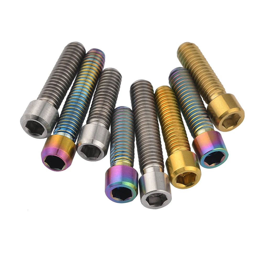 Титановый шестигранный ключ Ti M4X10 13 5 15 20 25 мм маленькая головка для велосипеда