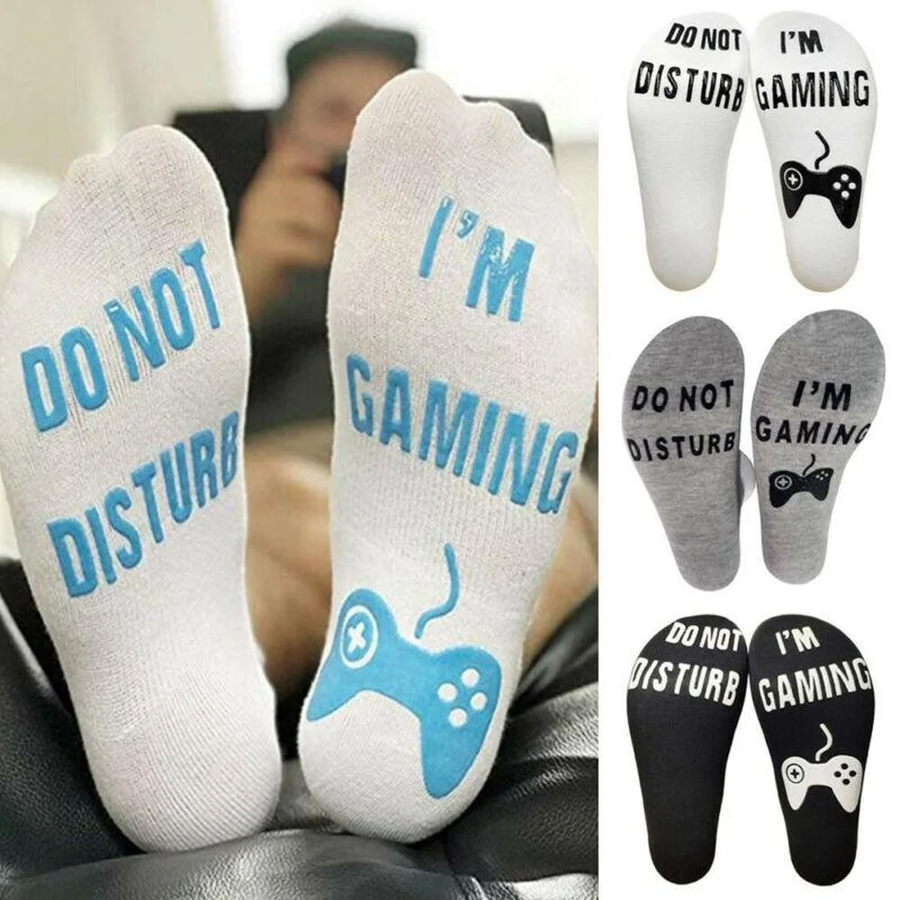 

Letter Printed Soft Socks Womens Girls Autumn Winter Warm Funny Stockings
