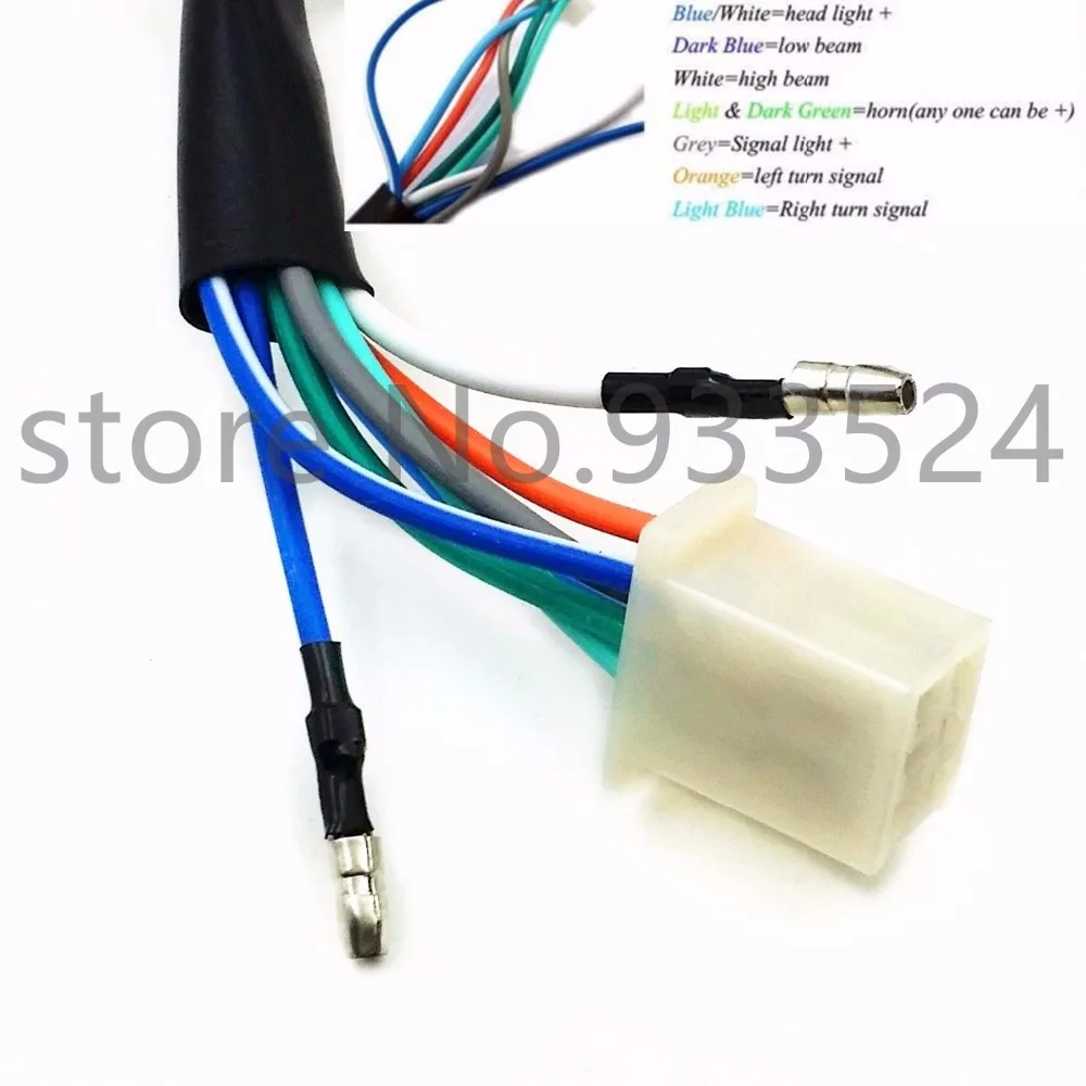 Двойной спортивный Левый переключатель сигнал поворота для Honda Kawasaki Suzuki Yamaha KTN