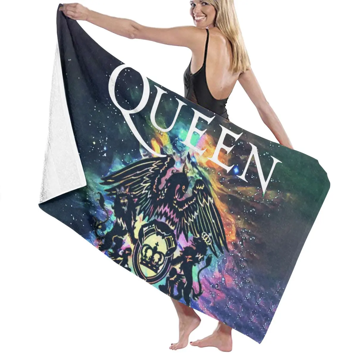 Фредди Меркури Queen-Rock-Band полотенца для ванной комнаты из микрофибры волос