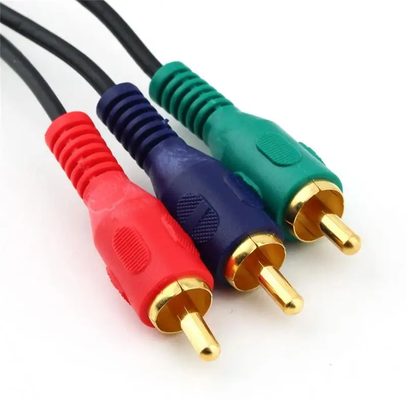 Новое поступление 2019 совершенно новый кабель HDMI-3 RCA переходник с вилкой аудио