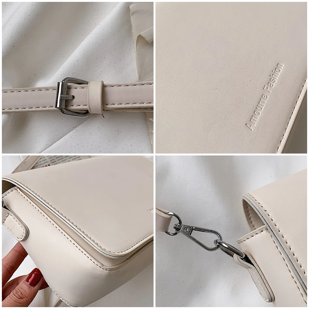 

Shoulder Bag For Women 2021 Fashion Female Crossbody Bag Brown Simple Ladies New High Quality Bag Solid Color