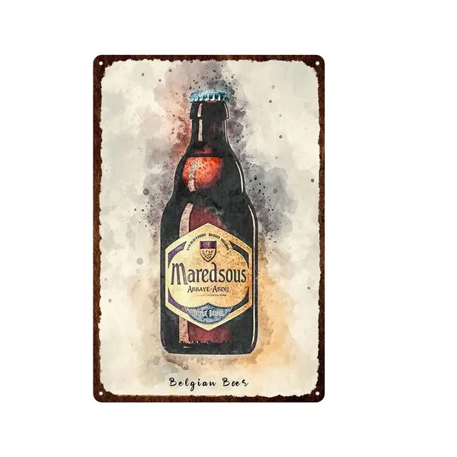 

Variety of Beer Tin Signs Metal Retro Drink Poster Plaque Wall Decor for Bar Club Shop Garage Hotel Iron Painting Sticker Art