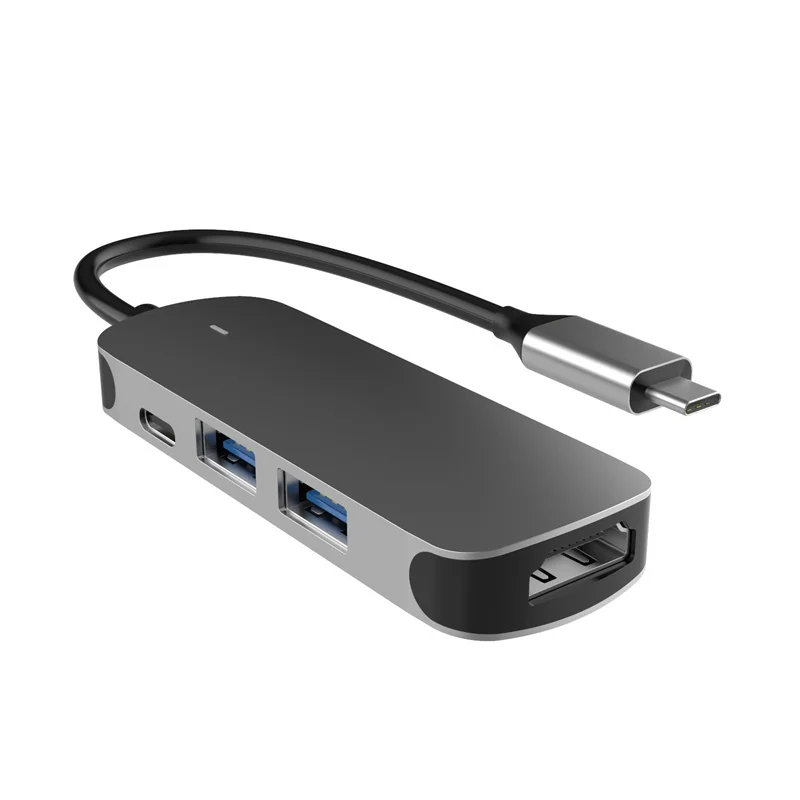 4 в 1 USB C-хаб для Macbook iPad PD зарядное устройство 3 0 адаптер 2 C HDMI-совместимая