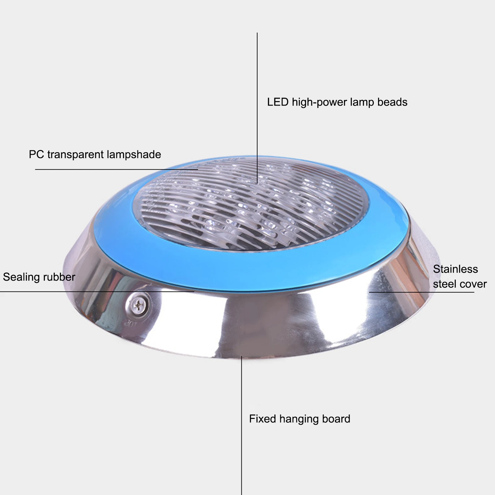 

High Quality Swimming Pool Light 12V Wall-mounted LED Underwater Light Waterproof Outdoor Underwater Lamp
