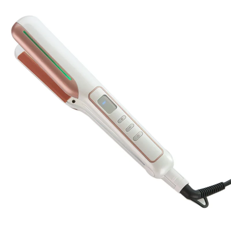 Electric Ceramic Vapor Steam Hair Straightener Brush Flat Iron Fast Heating(EU Plug) | Красота и здоровье