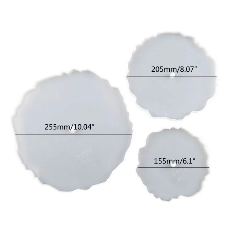 

3 Tier Cake Fruit Food Plate Stand Resin Casting Mold Irregular Fruit Disc Big Plate Resin Mold Fruit Tray Art Crafts