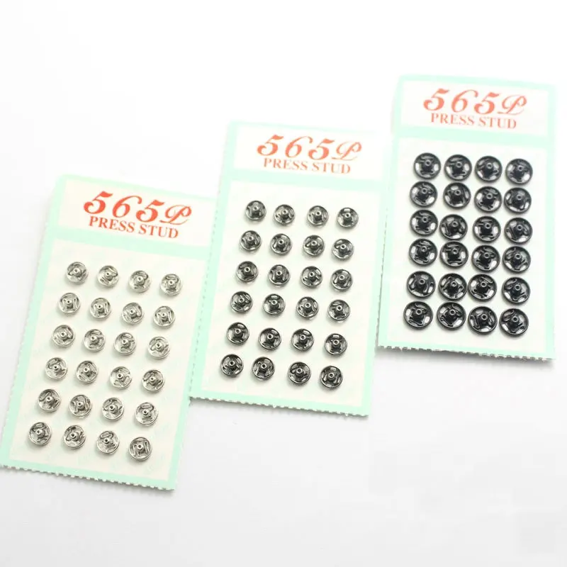 565 медные аксессуары для одежды металлическая кнопка шитья застежки серебристо