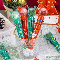 colorful cute reindeer 10 colors chunky ballpoint pen kawaii rollerball pen school office supply gift stationery