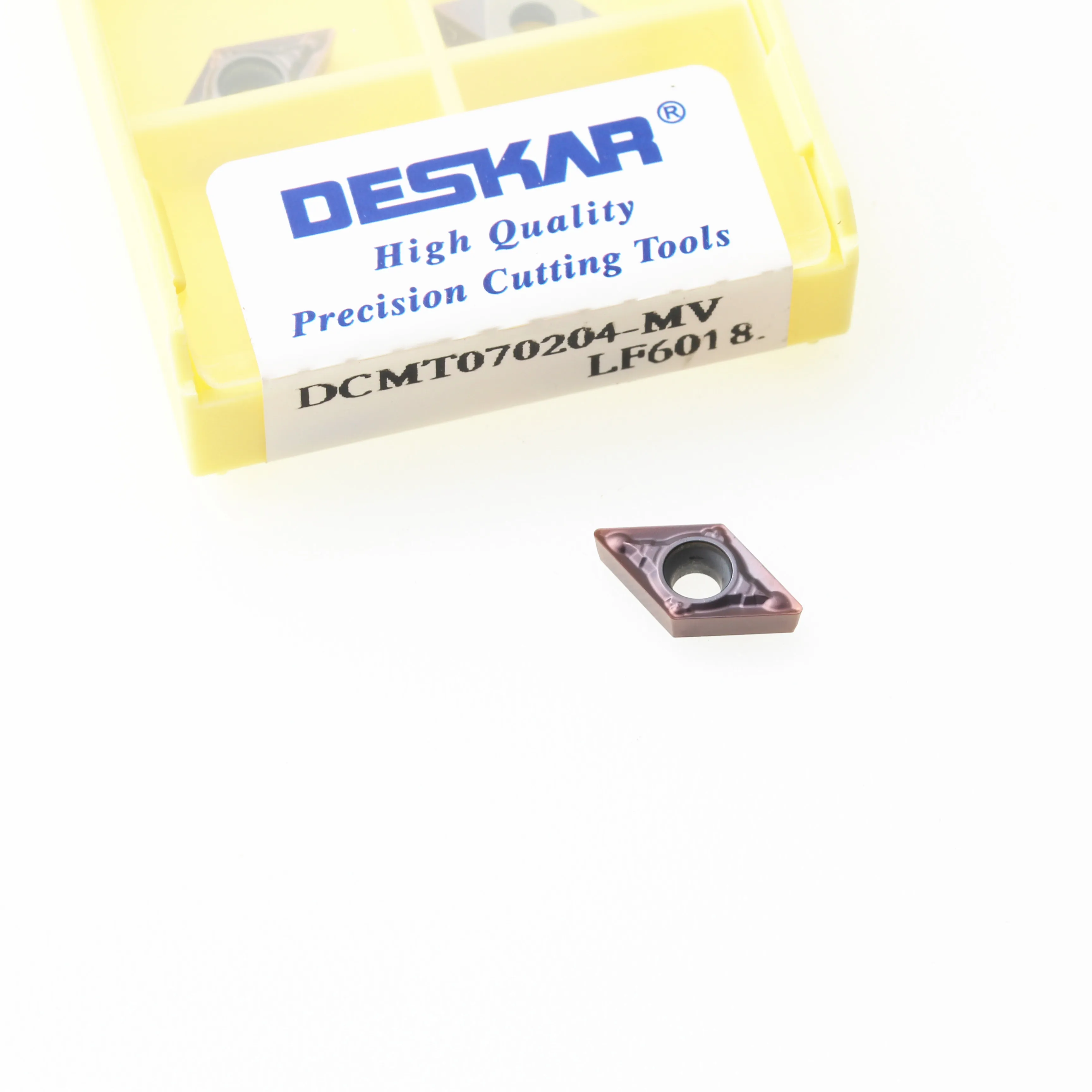 Твердосплавные вставки DESKAR DCMT070204 DCMT070208 MV LF6018 токарные инструменты токарный