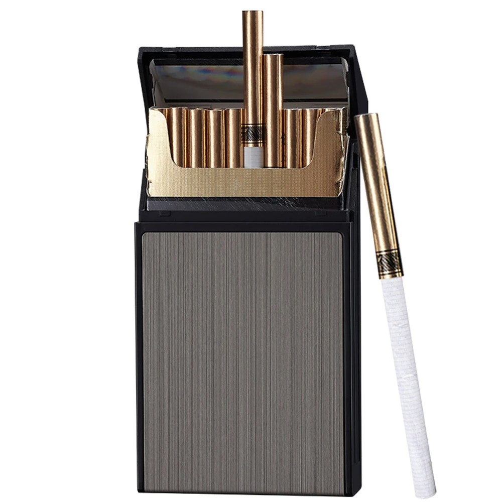 Длинный Чехол для сигарет алюминиевый ящик контейнер хранения 100 мм карманная