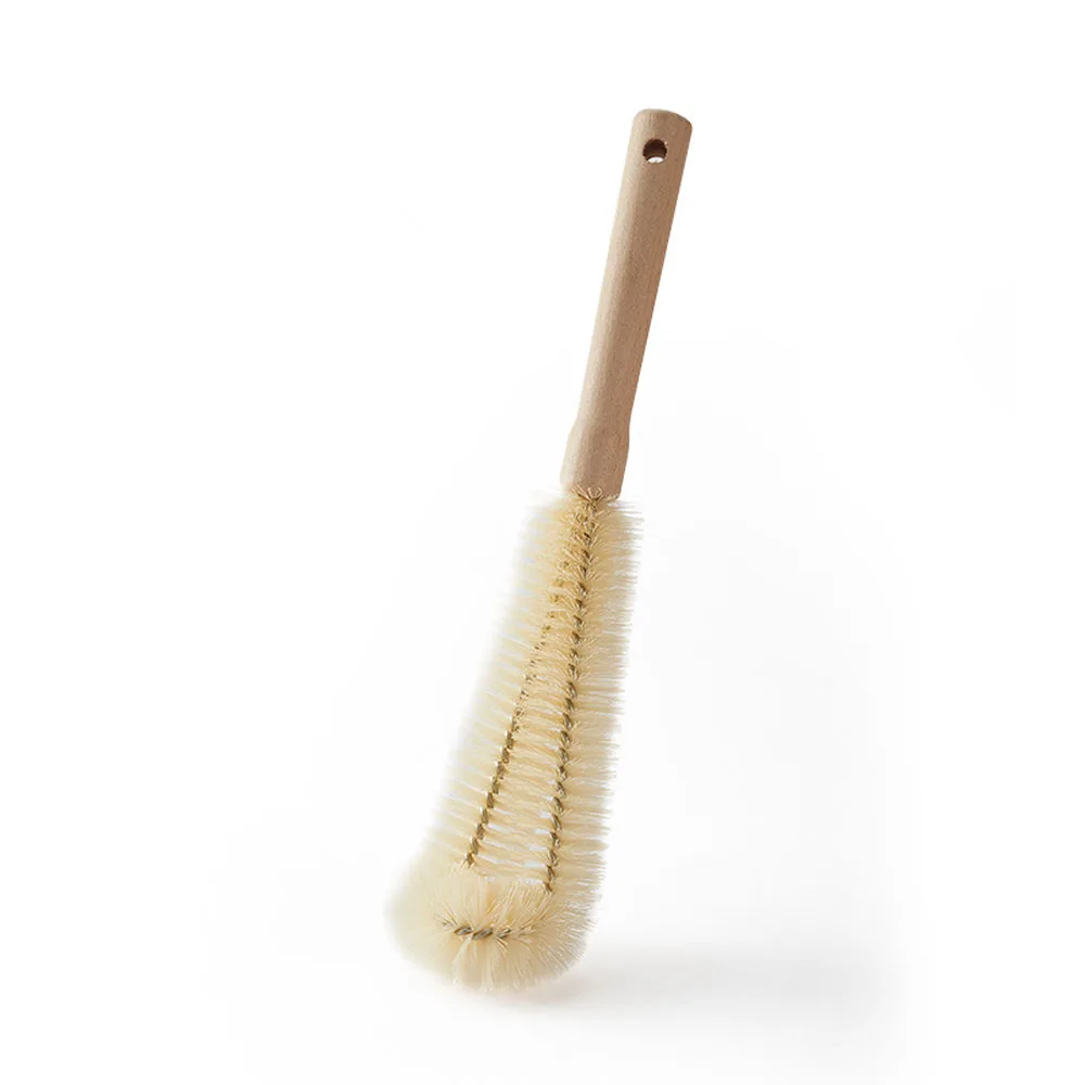

Wooden Long-handled Cup Brush, Glass Vacuum Cup Bottle Cleaning Brush, Baby Bottle Brush, Teacup Kettle Brush, Nylon Brush