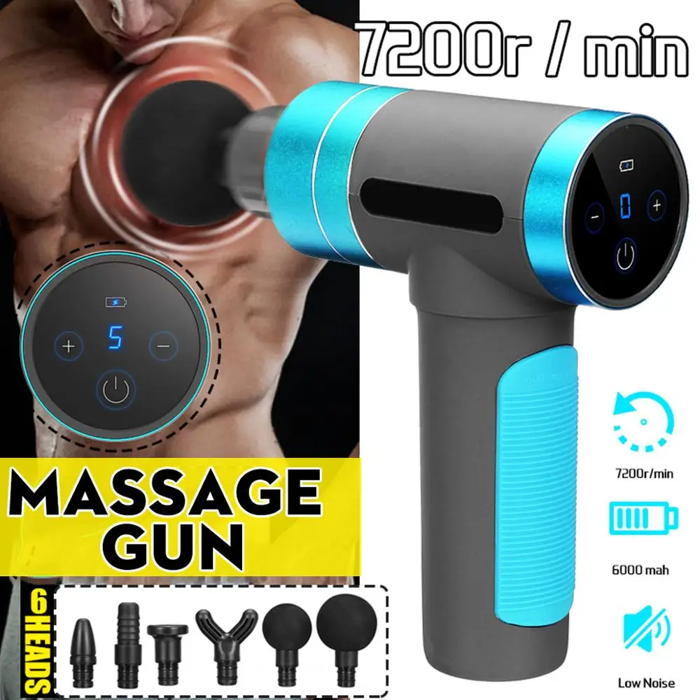 7200 р/мин USB терапия массаж пистолеты 5 передач сенсорный экран кнопка