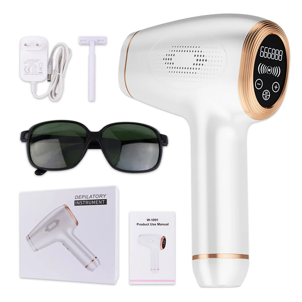 

Hair Removal Professional Permanent Laser Epilator For Women 999999 Flash LCD Display Bikini Ipl Laser Hair Removal Machine