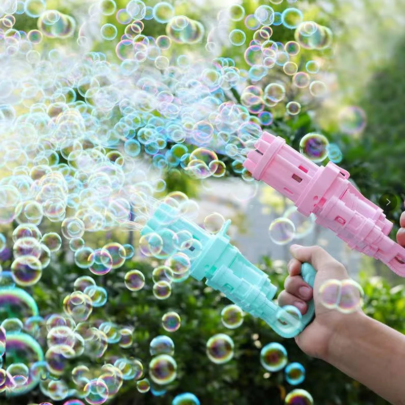 

Electric Bubble Gun Toy Gatling Bubble Machine 2021 Cool Toys & Gift Bubble Maker Tightness Kids For Summer Outdoor Activities